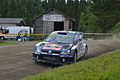 Volkswagen Polo R WRC на ралли в Финляндии