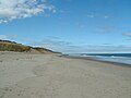 Песчаный пляж на побережье Кейп-Код
