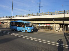 Маршрутка Новой Москвы Нижегородец-VSN700 на Профсозной улице в Москве, маршрут № 577