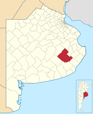 Муниципалитет Аякучо на карте