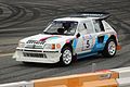 Peugeot 205 (Turbo 16), первый раллийный автомобиль группы B со среднемоторной полноприводной компоновкой