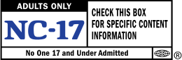 NC-17 rating symbol and block