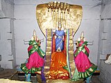 Праздничное мурти (утсава виграха) Векатешвары вместе с Шри-деви и Бху-деви (Конетирая, Читтур)