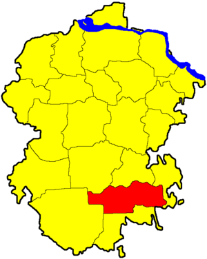 Батыревский район/ муниципальный округ на карте