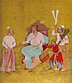 Парижский художник. Портрет ахмаднагарского султана. Ахмаднагар, 1565-95гг., Национальная Библиотека, Париж