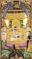 Фаррух Бек. Сарасвати на троне. ок. 1604, Джайпур, частное собрание