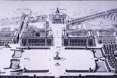 Строения архитектора Анж Жака Габриеля на Площади Людовика XV, потом Площади Революции, ныне - Площадь Согласия (1766-1775)