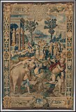 Богохульство Ниобеи. Шпалера серии «История Дианы». 1541. Лувр, Париж