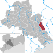 Бобрич-Хильберсдорф на карте района