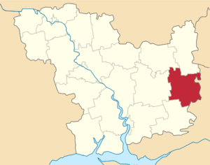 Березнеговатский район на карте