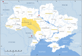 Подолье на карте Украины