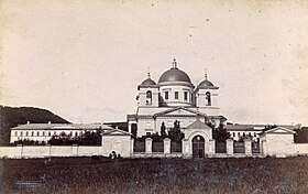 Соборный Преображенский храм монастыря в 1891 году