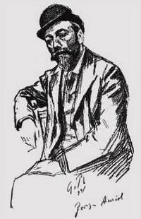 Жорж Ориоль (шарж Жоржа Редона, 1894)
