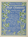 Sept chansons de Clément Marot, opus 15 Georges Enesco, 1909