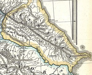 Хобота (Chobota) на карте 1865 года