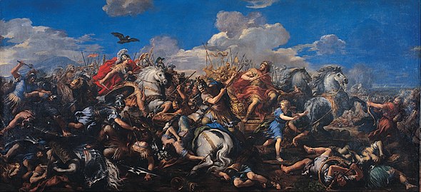 Пьетро да Кортона. «Битва Александра против Дария». Капитолийские музеи