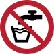 Запрещено пить воду из-под крана