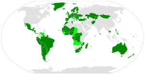 Страны-участницы Протокола  Подписали и ратифицировали  Подписали, но не ратифицировали  Не подписали и не ратифицировали